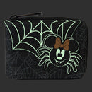 Loungefly Disney Minnie Mouse Spider Glow Accordion Wallet