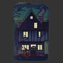 Loungefly Hocus Pocus Sanderson Sisters' House Glow Zip Around Wallet