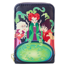 Loungefly Hocus Pocus Sanderson Sisters Cauldron Glow Accordion Wallet