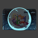Loungefly Hocus Pocus Poster Glow Zip Around Wallet