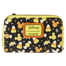 Loungefly Disney Mickey & Friends Candy Corn Zip Around Wallet