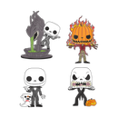 Funko Pop The Nightmare Before Christmas This is Halloween Jack Enamel Pin 4 Pack