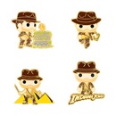 Funko Pop Indiana Jones: Raiders of the Lost Ark Indy Set Enamel Pin [4 Pack]