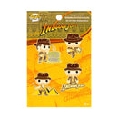 Funko Pop Indiana Jones: Raiders of the Lost Ark Indy Set Enamel Pin [4 Pack]