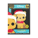 Funko Pop Winnie the Pooh Winnie the Pooh Holiday Glow Enamel (with chase) Pop! Pin