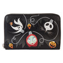 Loungefly The Nightmare Before Christmas Tree String Lights Glow Zip Around Wallet