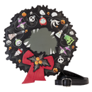 Loungefly The Nightmare Before Christmas Wreath String Lights Glow Crossbody
