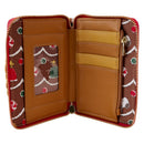 Loungefly Peanuts Snoopy Gingerbread Wreath Scented Zip Around Wallet