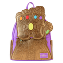 Loungefly Marvel Comics Thanos Gauntlet Metallic Mini Backpack