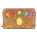Loungefly Marvel Comics Thanos Gauntlet Metallic Zip Around Wallet
