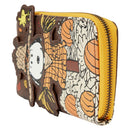 Loungefly Peanuts Snoopy Scarecrow Zip Around Wallet