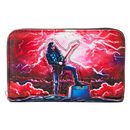 Loungefly Stranger Things Eddie Munson Tribute Glow Zip Around Wallet