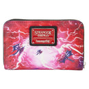 Loungefly Stranger Things Eddie Munson Tribute Glow Zip Around Wallet