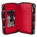 Loungefly Stranger Things Eddie Munson Tribute Glow Zip Around Wallet