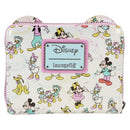 Loungefly Disney: D100 Classic All Over Print Iridescent Zip Around Wallet