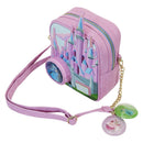 Loungefly Sleeping Beauty  Castle Three Good Fairies Stained Glass Crossbody Bag