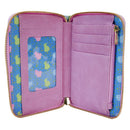 Loungefly Sleeping Beauty Castle Three Good Fairies Stained Glass Zip Around Wallet