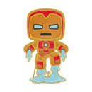 Funko Pop Marvel Comics Iron Man Gingerbread Enamel Pop! Pin