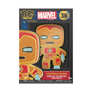 Funko Pop Marvel Comics Iron Man Gingerbread Enamel Pop! Pin