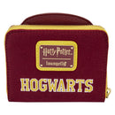 Loungefly Harry Potter Gryffindor Hogwarts Crest Varsity Jacket Zip Around Wallet