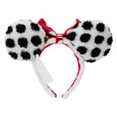 Loungefly Disney Minnie Rocks The Dots Sherpa Headband