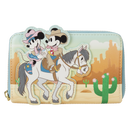 Loungefly Disney Western Mickey & Minnie Zip Around Wallet