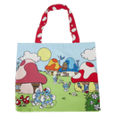 Loungefly Smurfs Village Life Canvas Tote