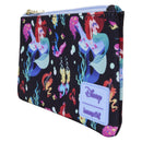 Loungefly The Little Mermaid (1989) 35th Anniversary Life Is The Bubbles Nylon Purse