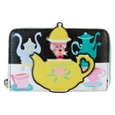 Loungefly Alice in Wonderland (1951) Unbirthday Zip Around Wallet