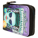 Loungefly Universal Monsters Bride of Frankenstein Neon Mask Zip Wallet