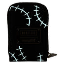 Loungefly Universal Monsters Bride of Frankenstein Neon Mask Zip Wallet