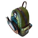 Loungefly Halloween Michael Myers Pumpkin Glow Mini Backpack (with Coin Bag)