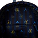 Loungefly Wednesday (TV) Nevermore Academy Mini Backpack