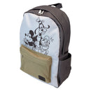 Loungefly Mickey & Friends Canvas & Nylon Full Size Backpack