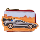 Loungefly Back to the Future 40th Anniversary Delorean Accordion Wallet