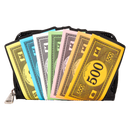 Loungefly Monopoly 90th Money Glitter Zip Around Wallet