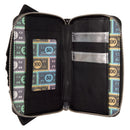 Loungefly Monopoly 90th Money Glitter Zip Around Wallet