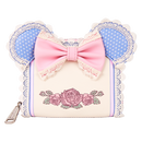 Loungefly Disney Minnie Floral & Lace Ears Zip Around Wallet