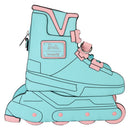 Loungefly Barbie Classic Barbie Figural Skate Crossbody Bag with Moving Wheels