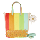 Loungefly Good Luck Trolls Trolls with Faux Fur Tote Bag & Detachable Coin Bag