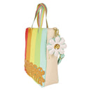 Loungefly Good Luck Trolls Trolls with Faux Fur Tote Bag & Detachable Coin Bag