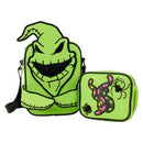 Loungefly The Nightmare Before Christmas Oogie Boogie Glow Crossbuddies Bag with Coin Bag