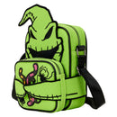 Loungefly The Nightmare Before Christmas Oogie Boogie Glow Crossbuddies Bag with Coin Bag