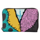 Loungefly The Nightmare Before Christmas Sally Outfit Zip Around Wallet