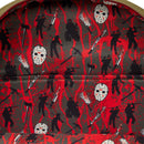 Loungefly Friday The 13th Camp Crystal Lake Glow Full Size Backpack