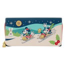 Loungefly Disney Mickey & Minnie Holiday Flap Wallet
