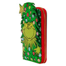 Loungefly Dr. Seuss Grinch Holiday Zip Around Wallet