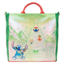 Loungefly Lilo & Stitch Holiday Tote Bag