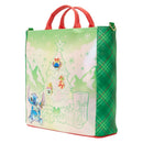 Loungefly Lilo & Stitch Holiday Tote Bag