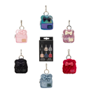Loungefly Disney Minnie Mouse Glitter Mystery Mini Backpack Bag Charms (Display of 15)